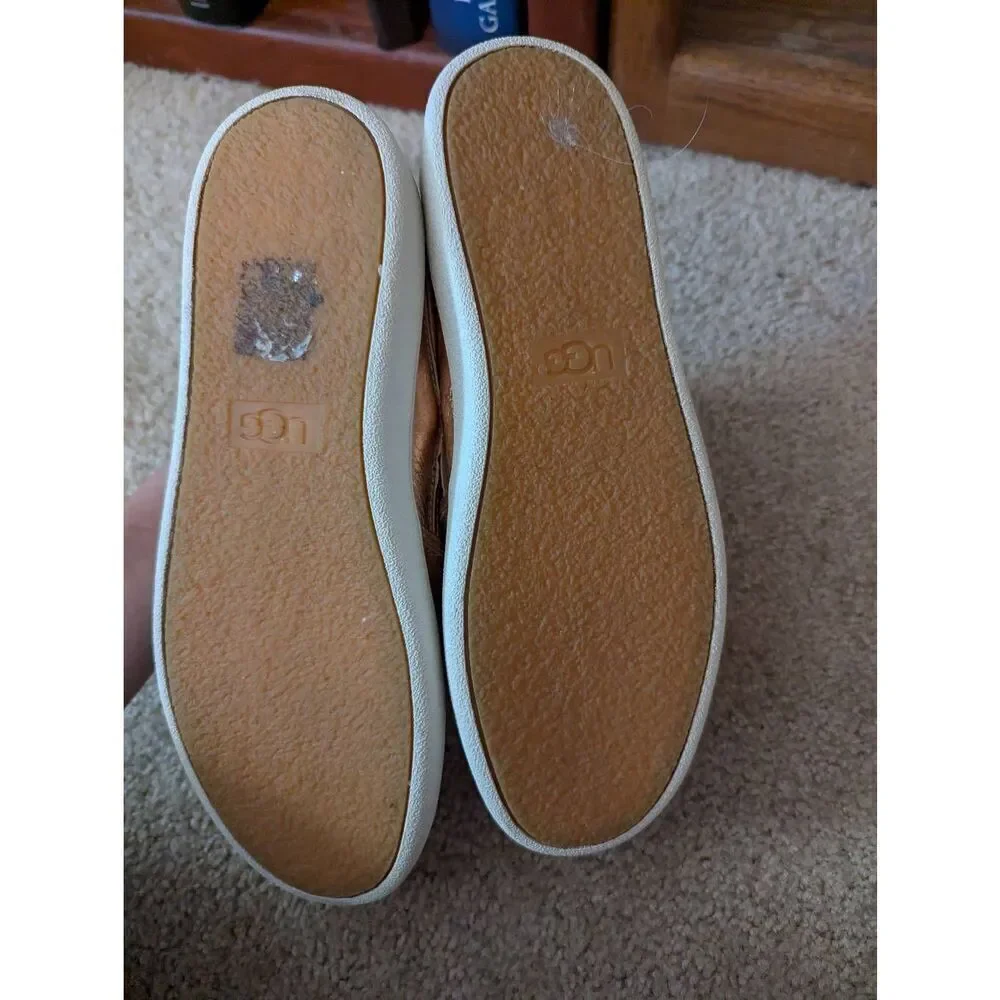 Uggs Sample Size: lady W8.5  Comfort Shoes Slip On Copper Pink